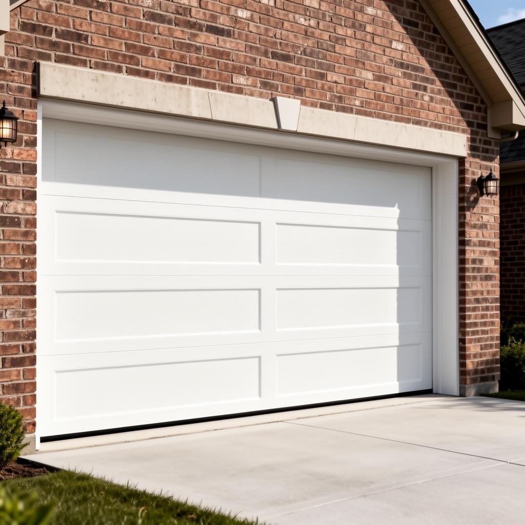 roller door project in or near Downpatrick — Insulated sectional garage door on a family home